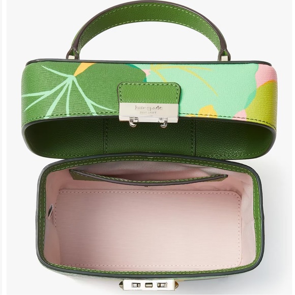 Kate Spade voyage cucumber floral small top-handle crossbody - Picture 6 of 7